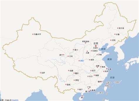 西安地理位置|西安在中国地图的什么位置？